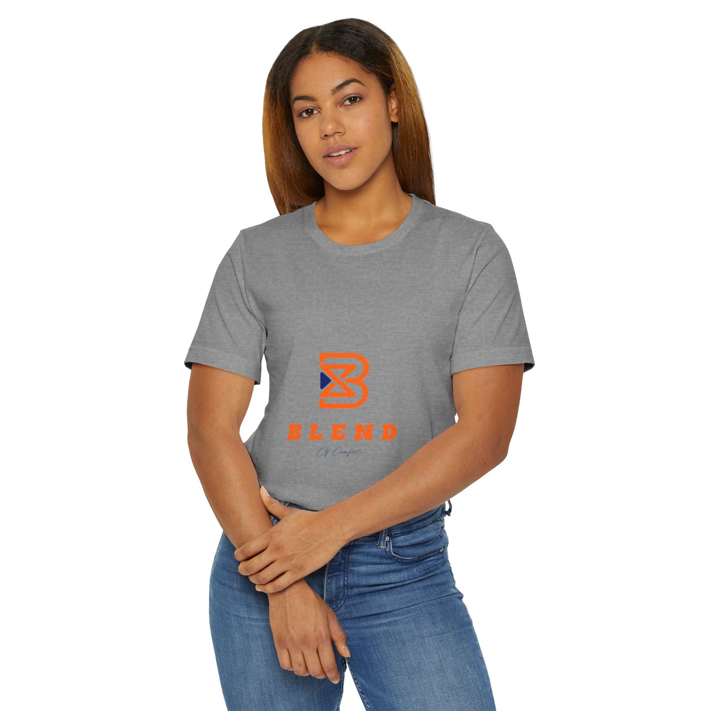 Blend Logo T-Shirt — Bold Orange Brand Tee