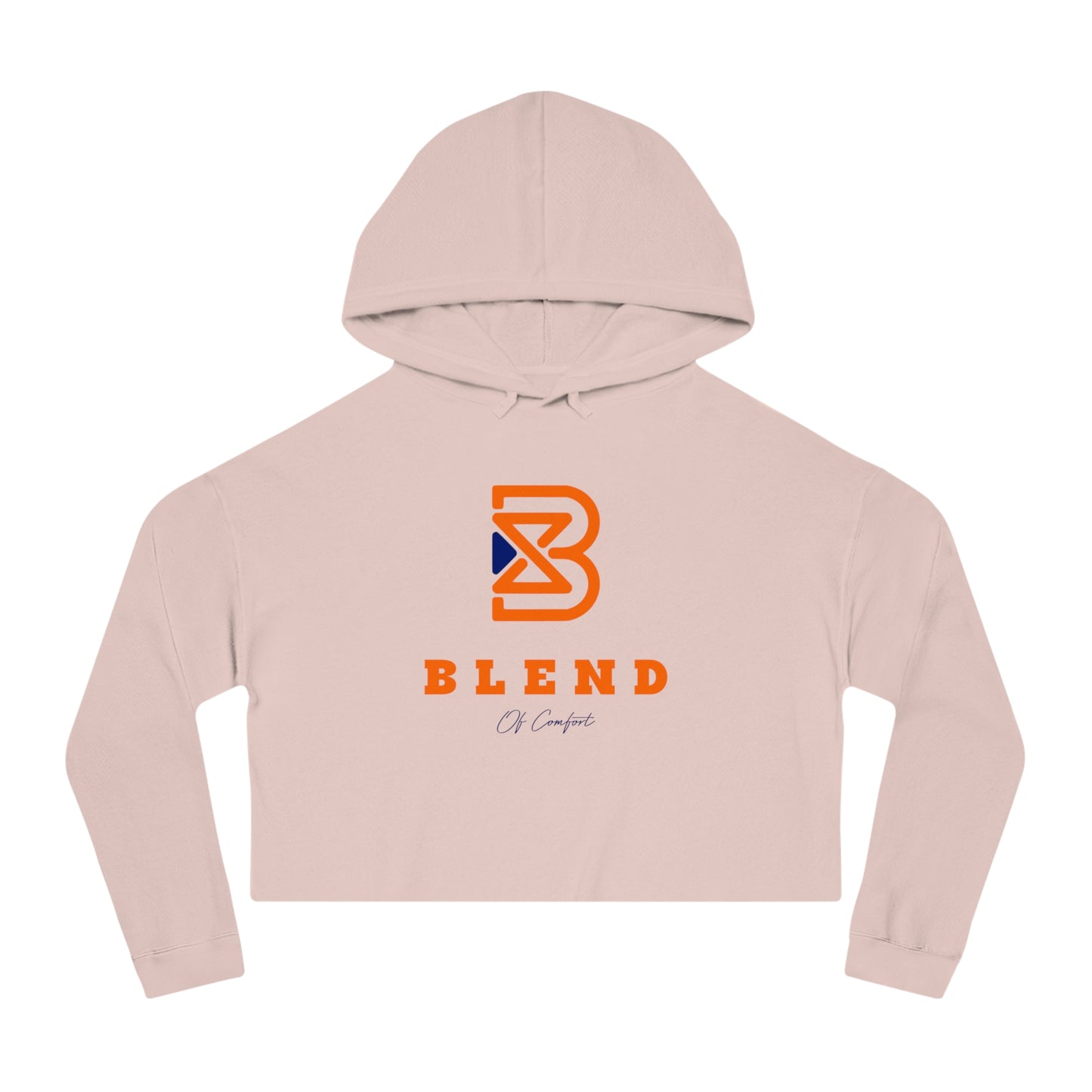 Cropped Hoodie - BLEND Logo Graphic Crop Hooded Sweatshirt