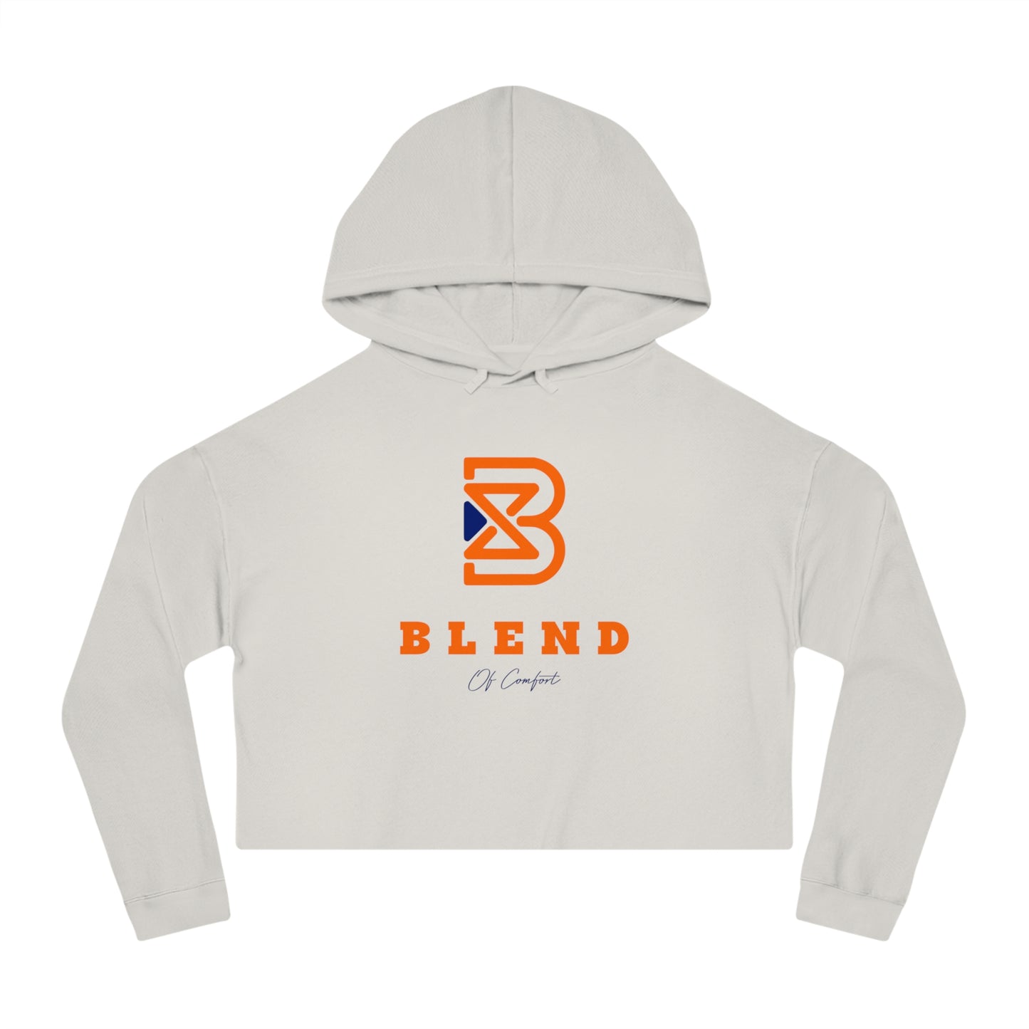 Cropped Hoodie - BLEND Logo Graphic Crop Hooded Sweatshirt