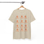 Blend Pattern Graphic Tee — Minimal Logo Repeat Streetwear T-Shirt