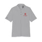 Performance Polo — Blend Logo Embroidered White Golf Shirt