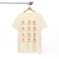 Blend Pattern Graphic Tee — Minimal Logo Repeat Streetwear T-Shirt