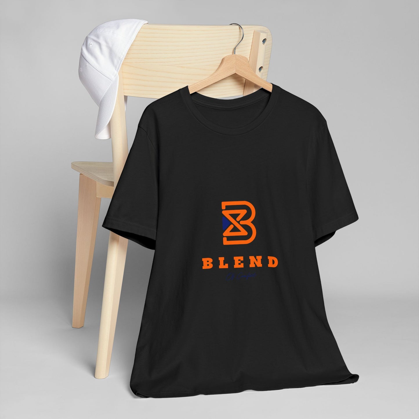 Blend Logo T-Shirt — Bold Orange Brand Tee